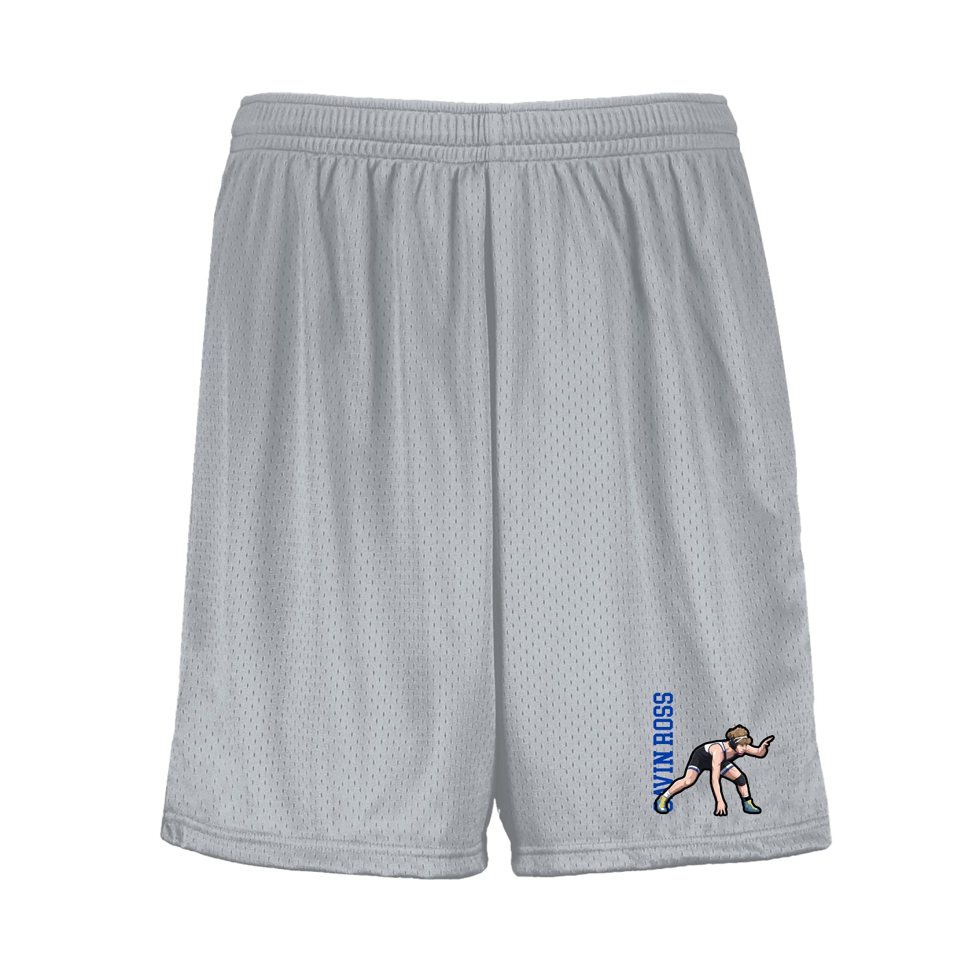 Shorts — Name Vertical in Silver