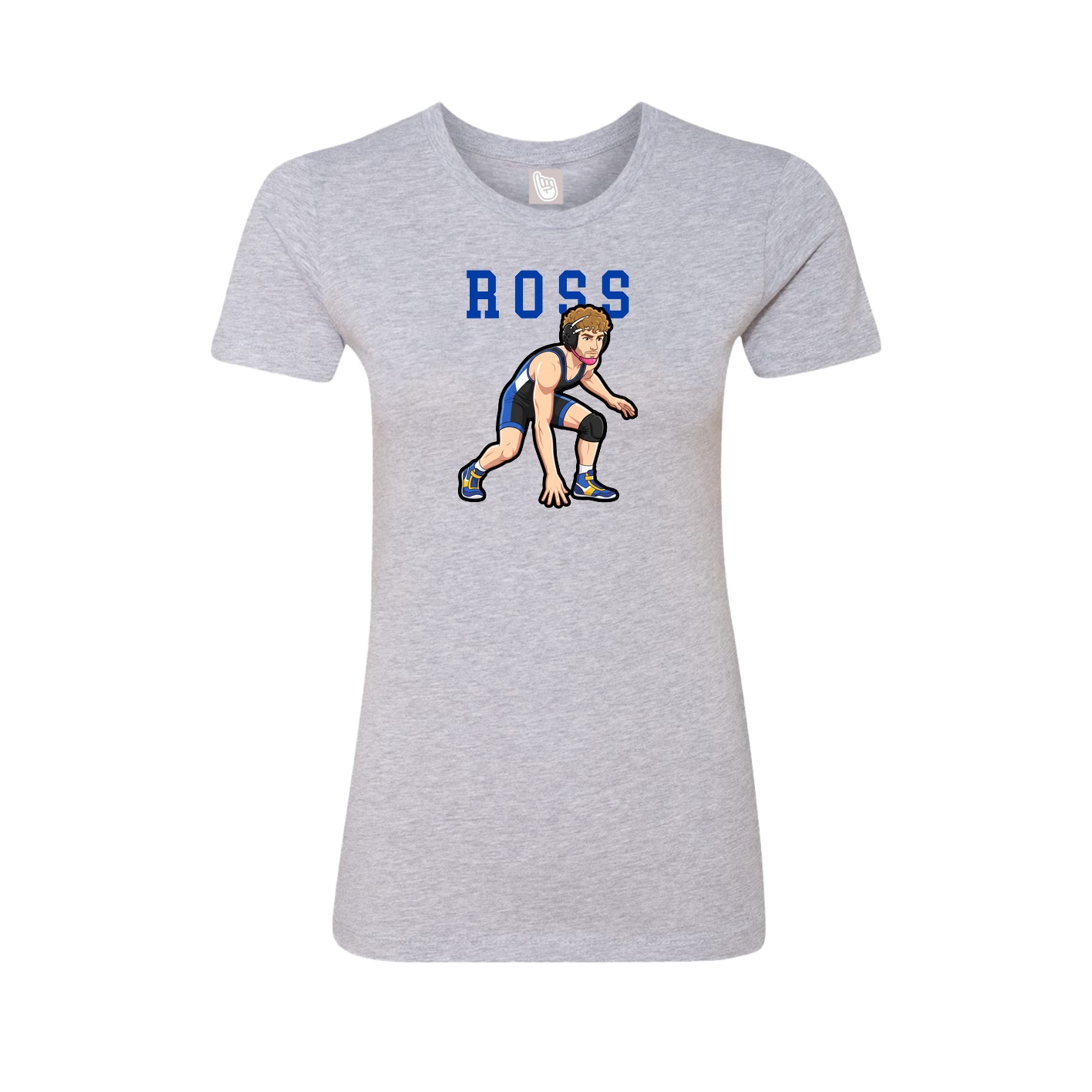Fitted Women's Tee — Shirsey in Grey
