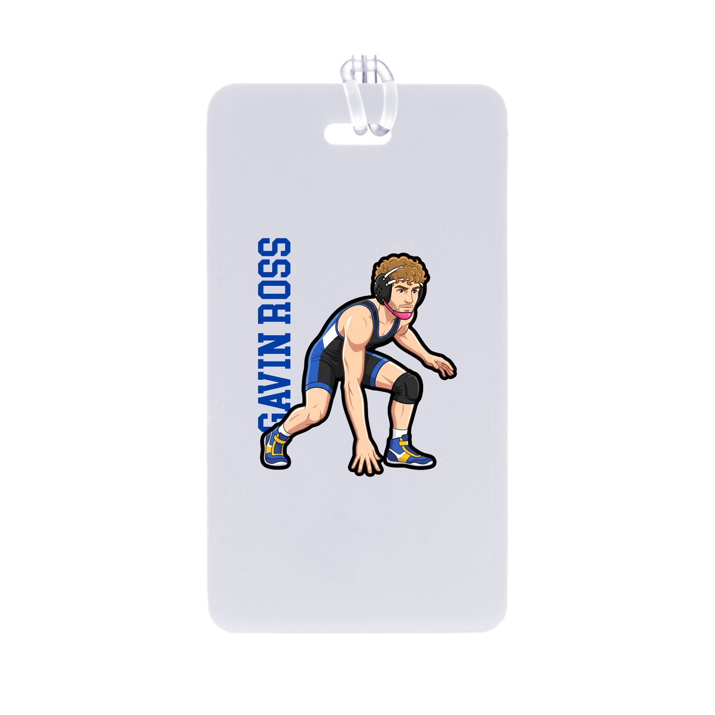 Bag Tag — Name Vertical in Classic