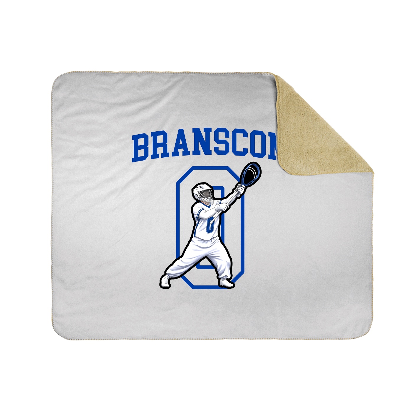 50x60 Sherpa Lined Throw Blanket
