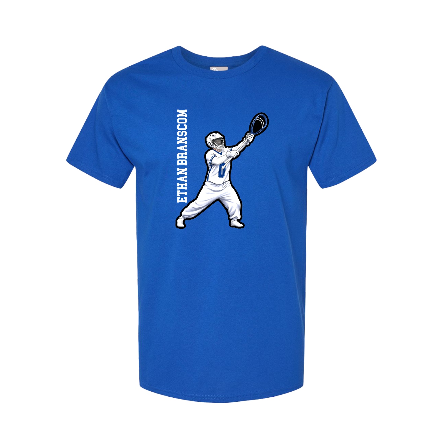 Tee — Name Vertical in Royal