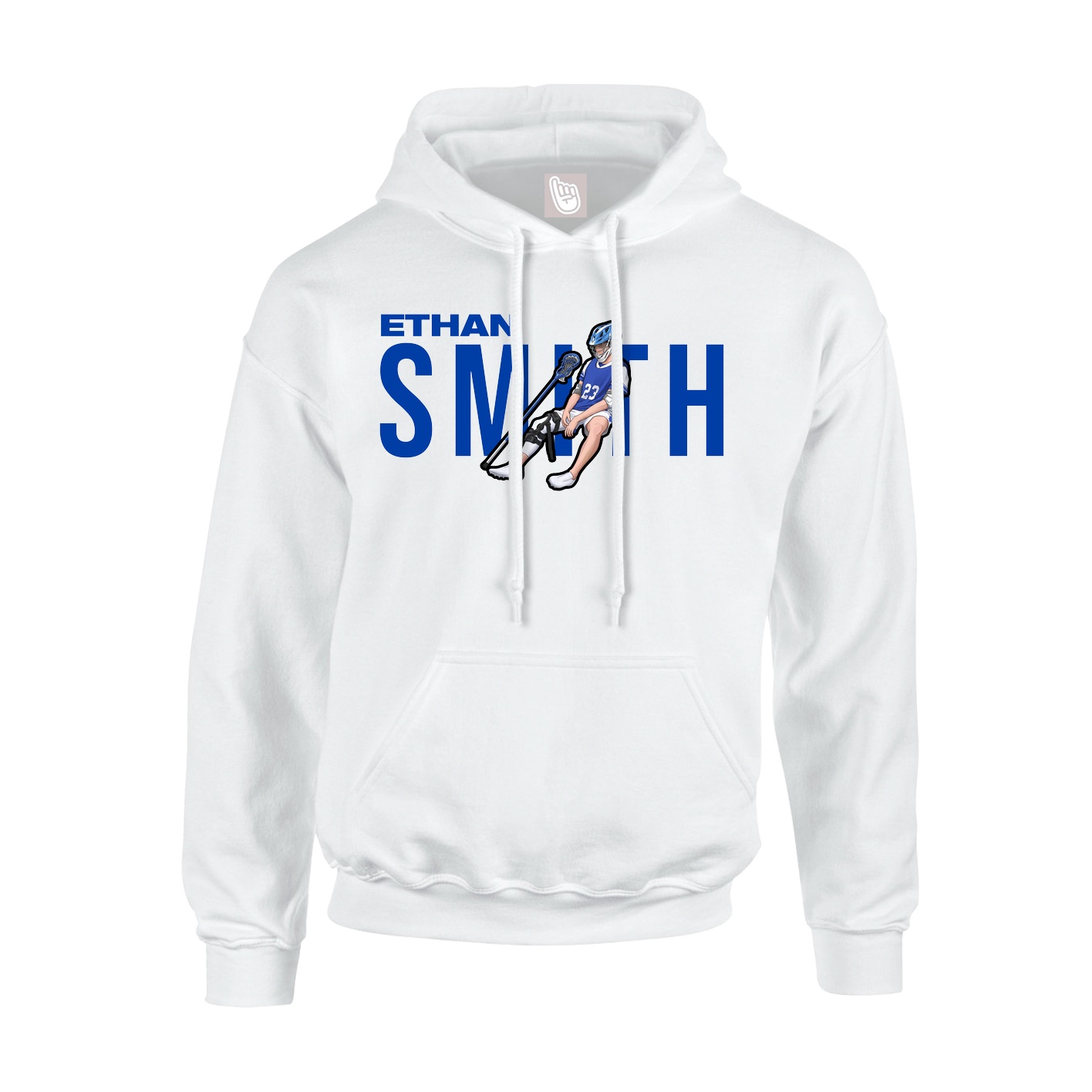 Hoodie — Player Name in White