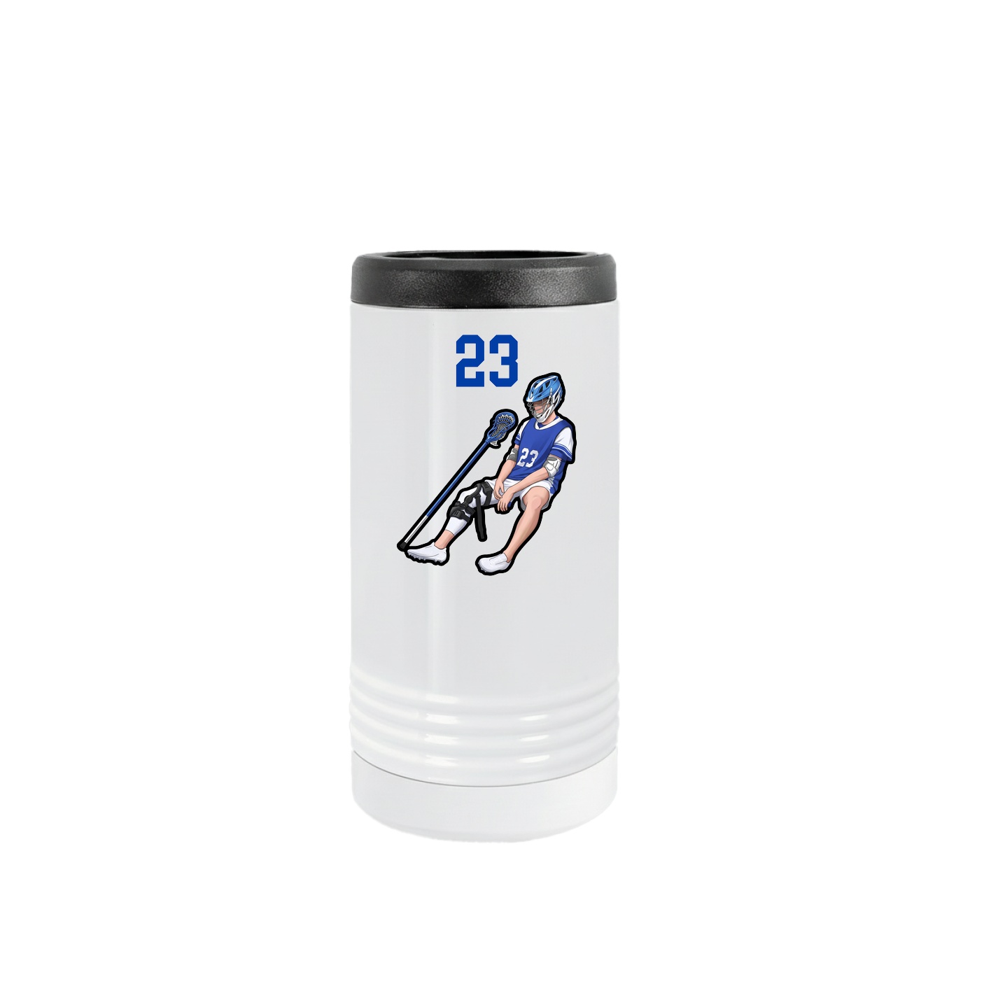 Slim Beverage Holder — Number Top in White
