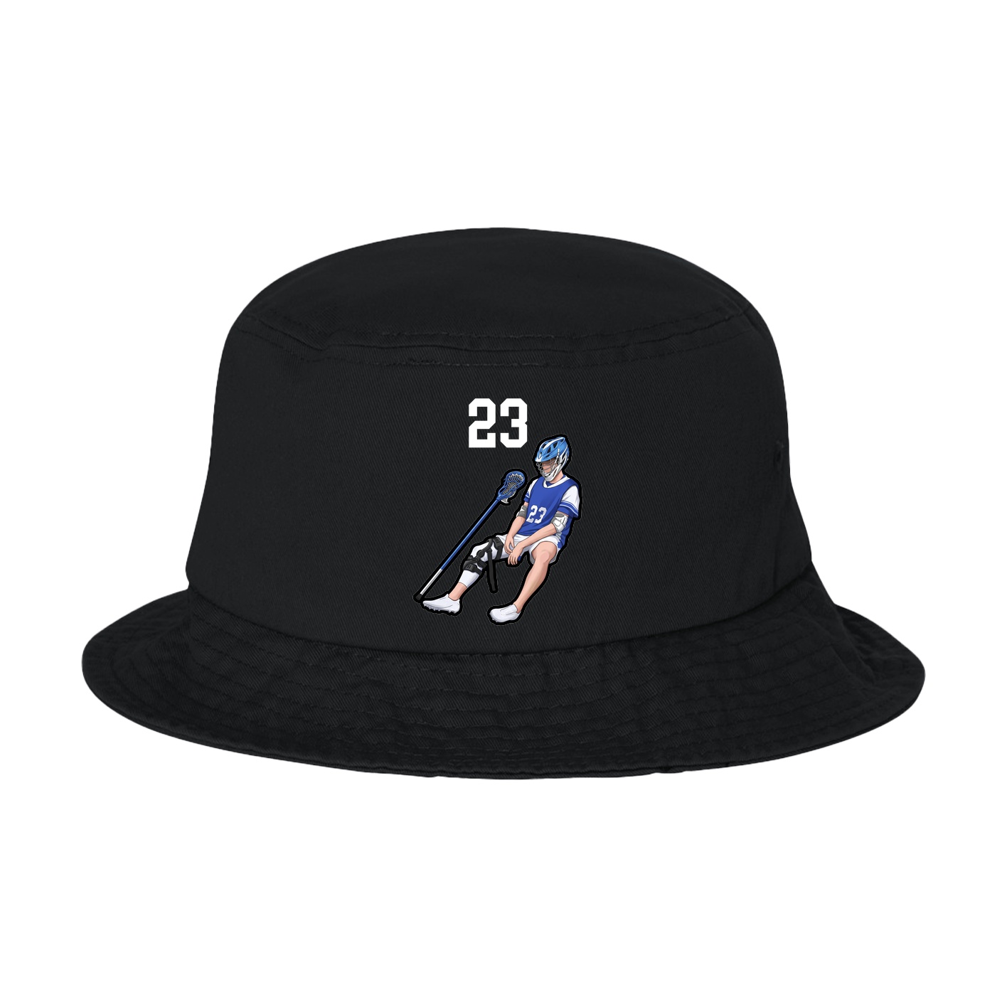 Bucket Cap — Number Top in Black
