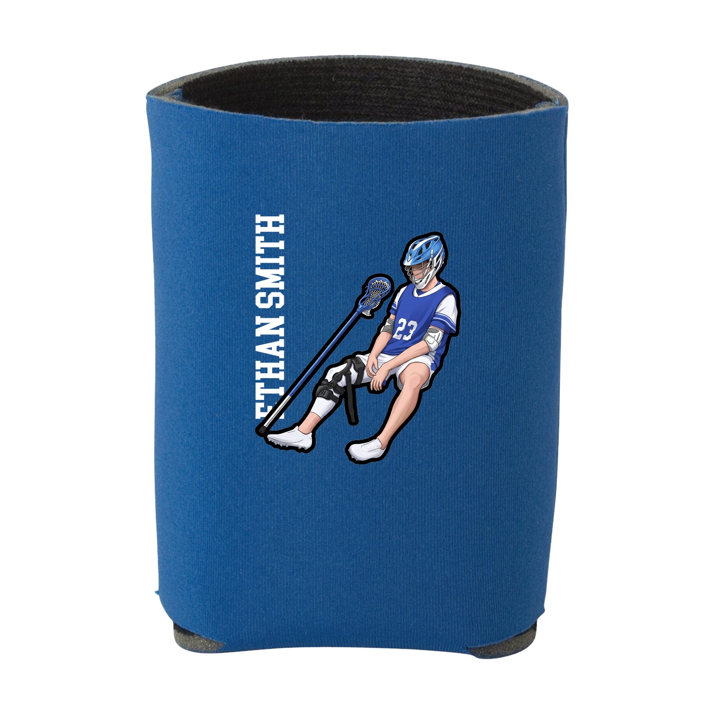 Can Holder — Name Vertical in Royal