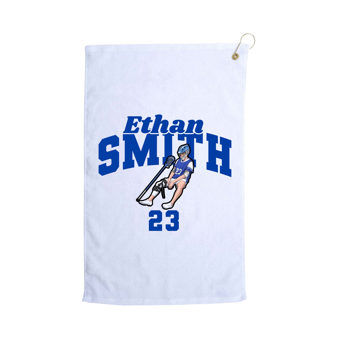 Golf Towel — Signature Arch in White