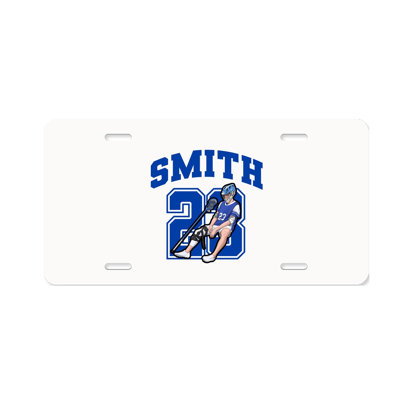 License Plate — Number in Classic