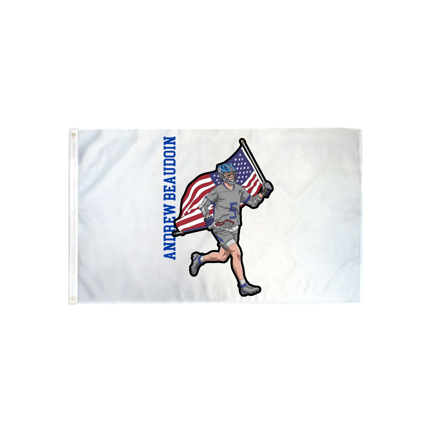 3x5 Flag — Name Vertical in Classic