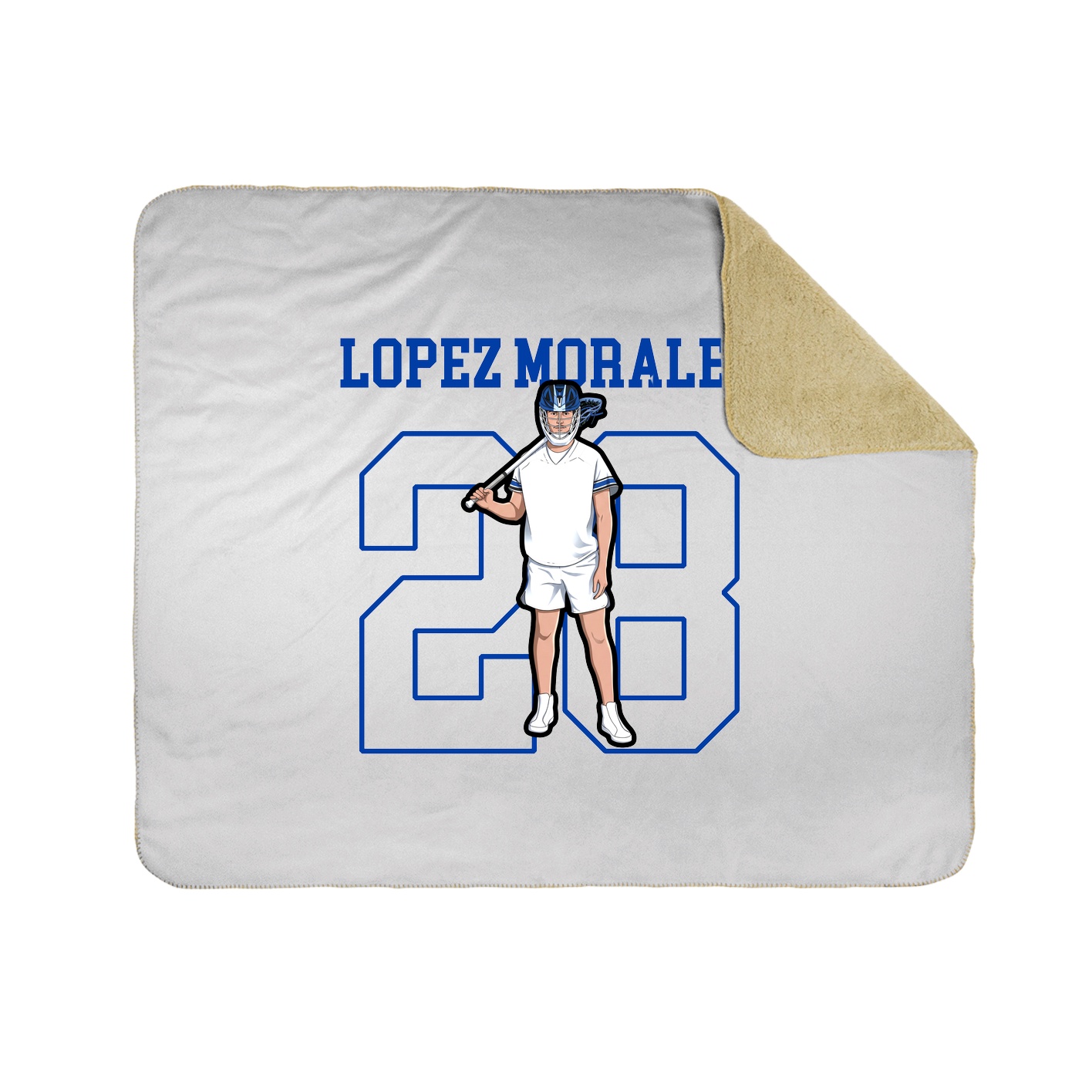50x60 Sherpa Lined Throw Blanket