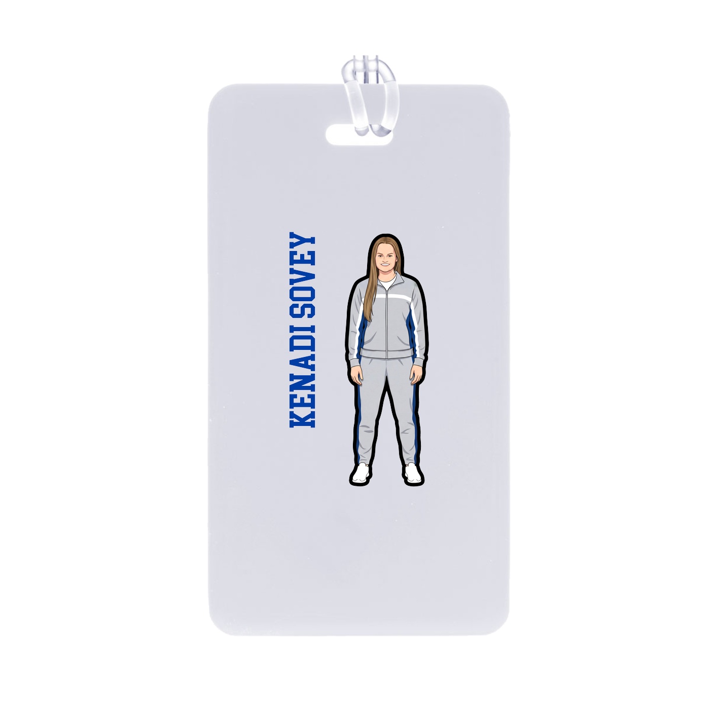 Bag Tag — Name Vertical in Classic