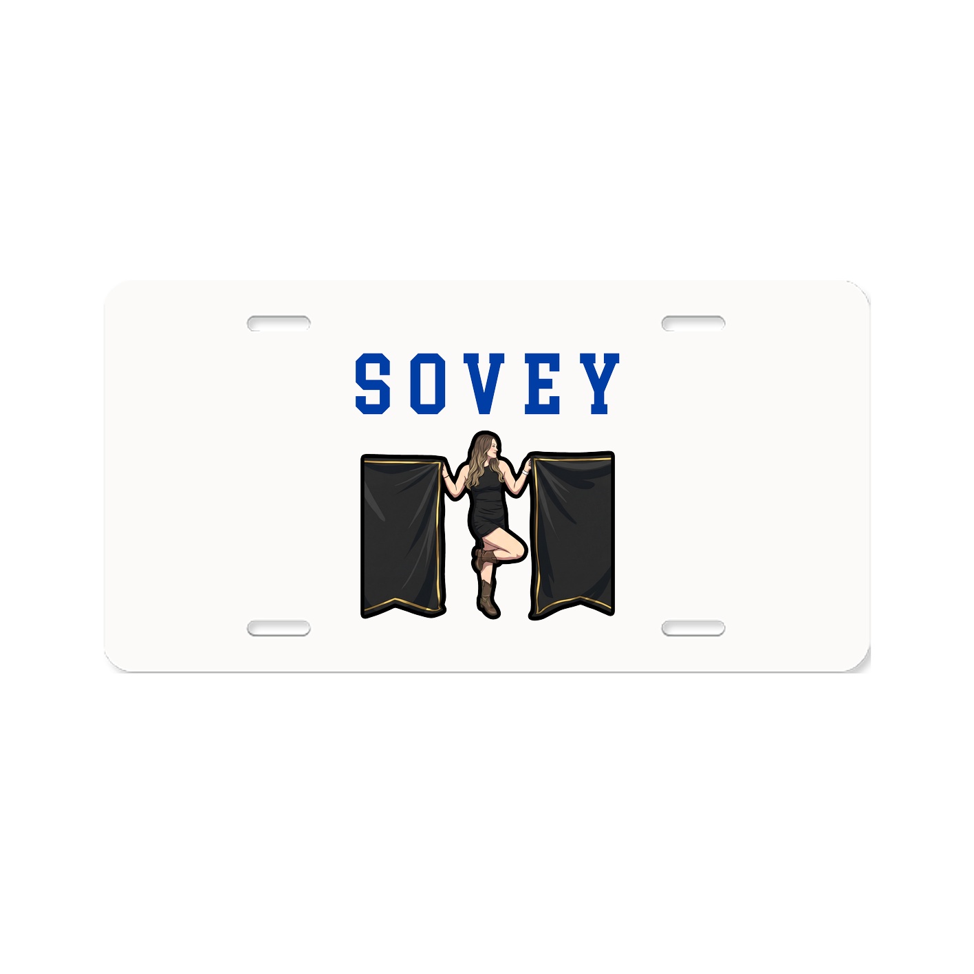 License Plate — Shirsey in Classic