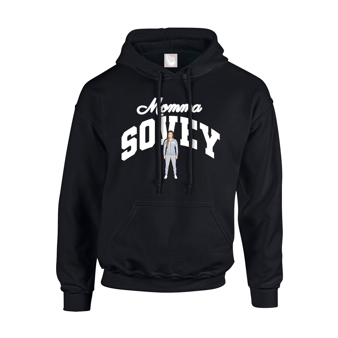Youth Hoodie — Mothers Day Arch in Black