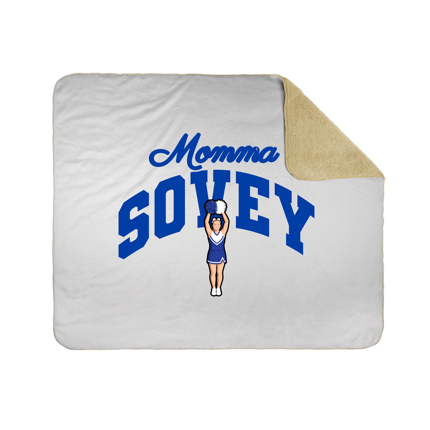 Throw Blanket — Mothers Day Arch in White