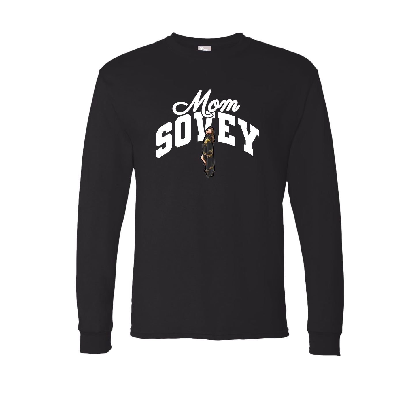 Long Sleeve Tee — Mothers Day Arch in Black
