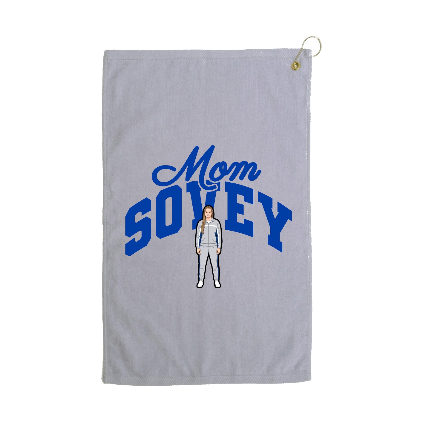Golf Towel — Mothers Day Arch in Grey