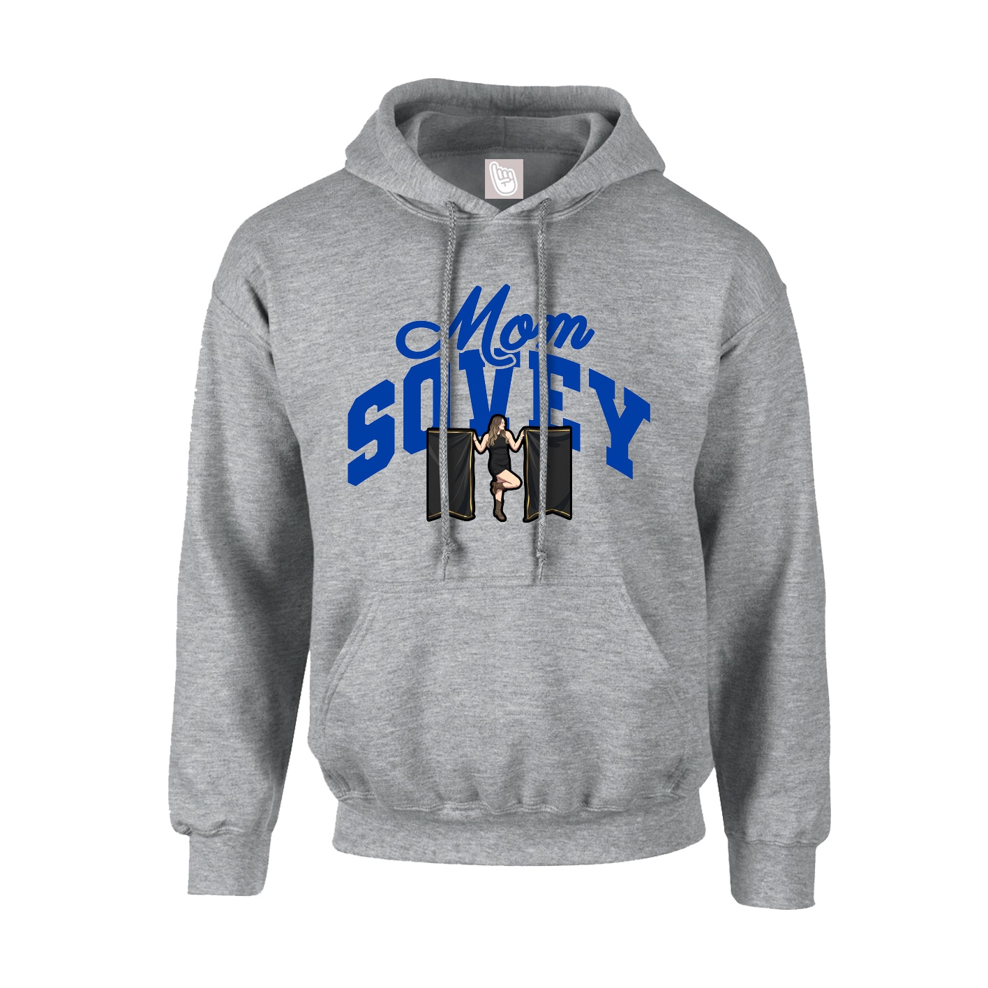 Youth Hoodie — Mothers Day Arch in Grey