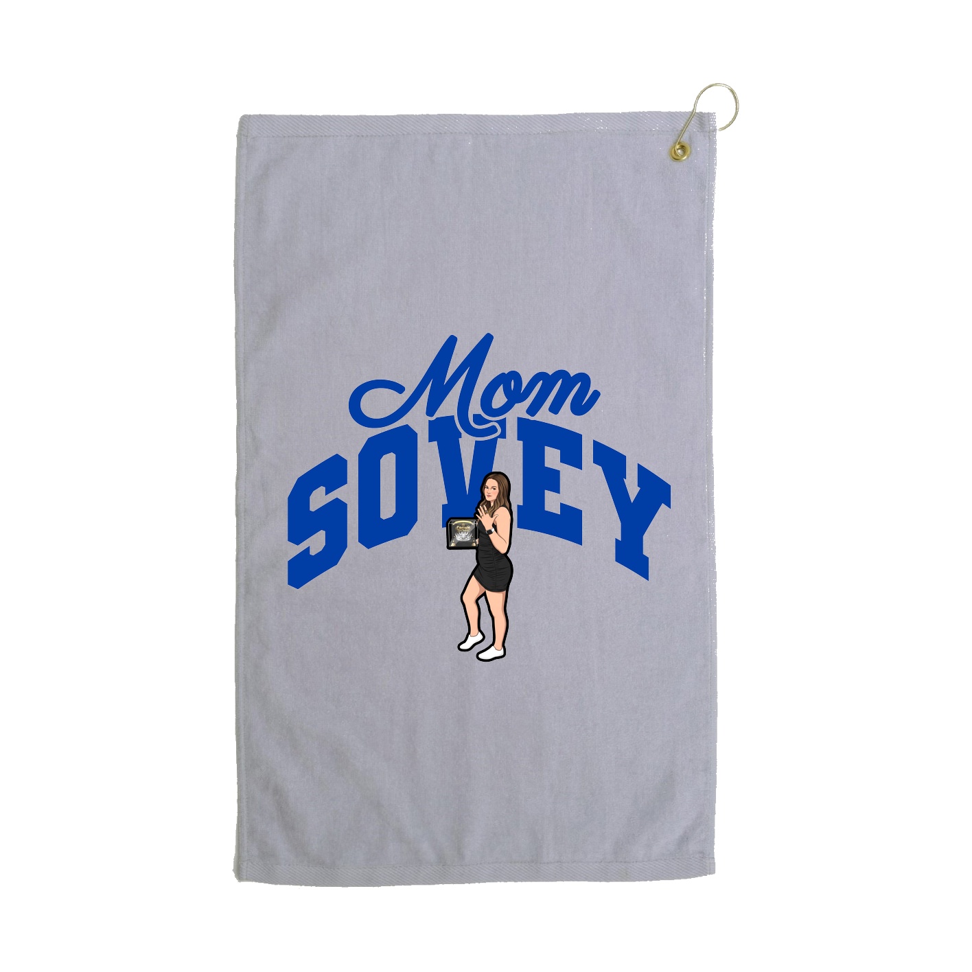 Golf Towel — Mothers Day Arch in Grey
