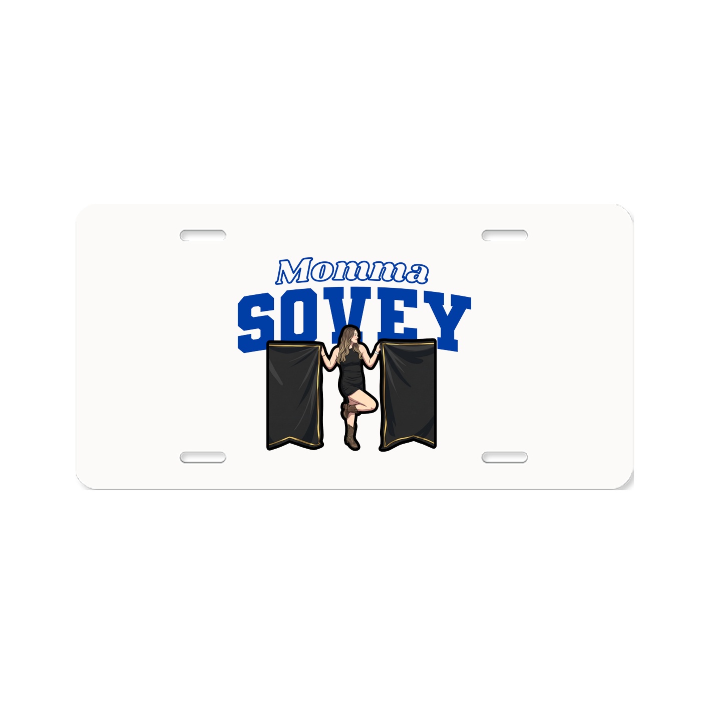 License Plate — Mothers Day Block in Classic