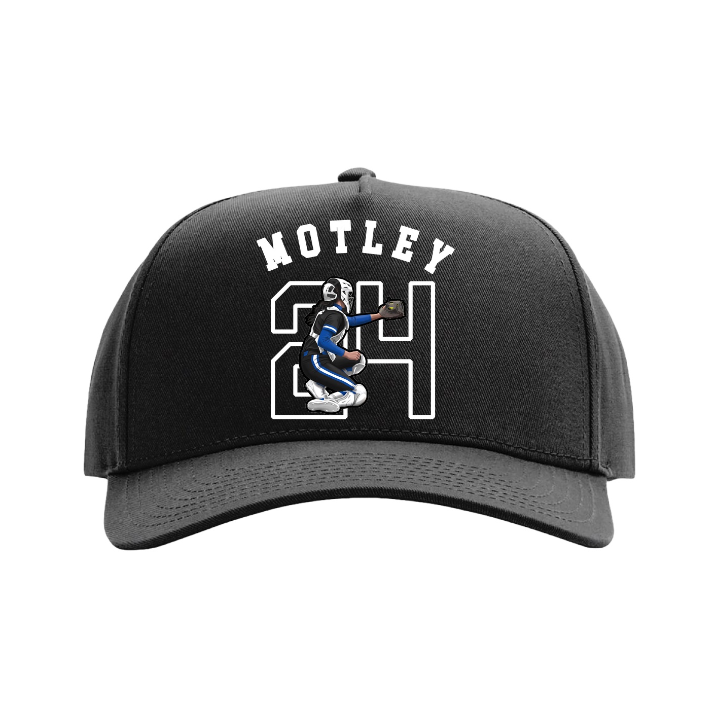 Full Fabric Five-Panel Champ Cap