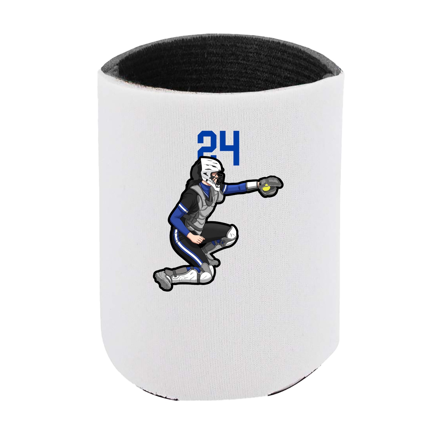 Can Holder — Number Top in White