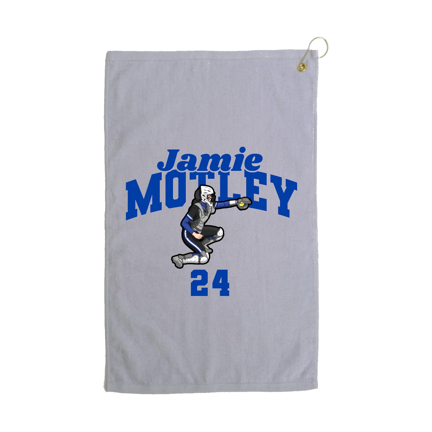 Golf Towel — Signature Arch in Grey
