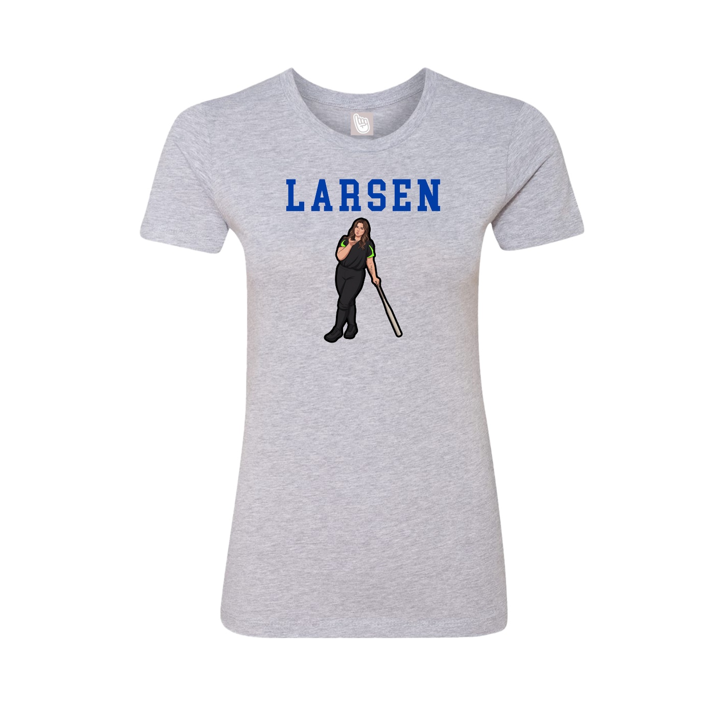 Fitted Women's Tee — Shirsey in Grey