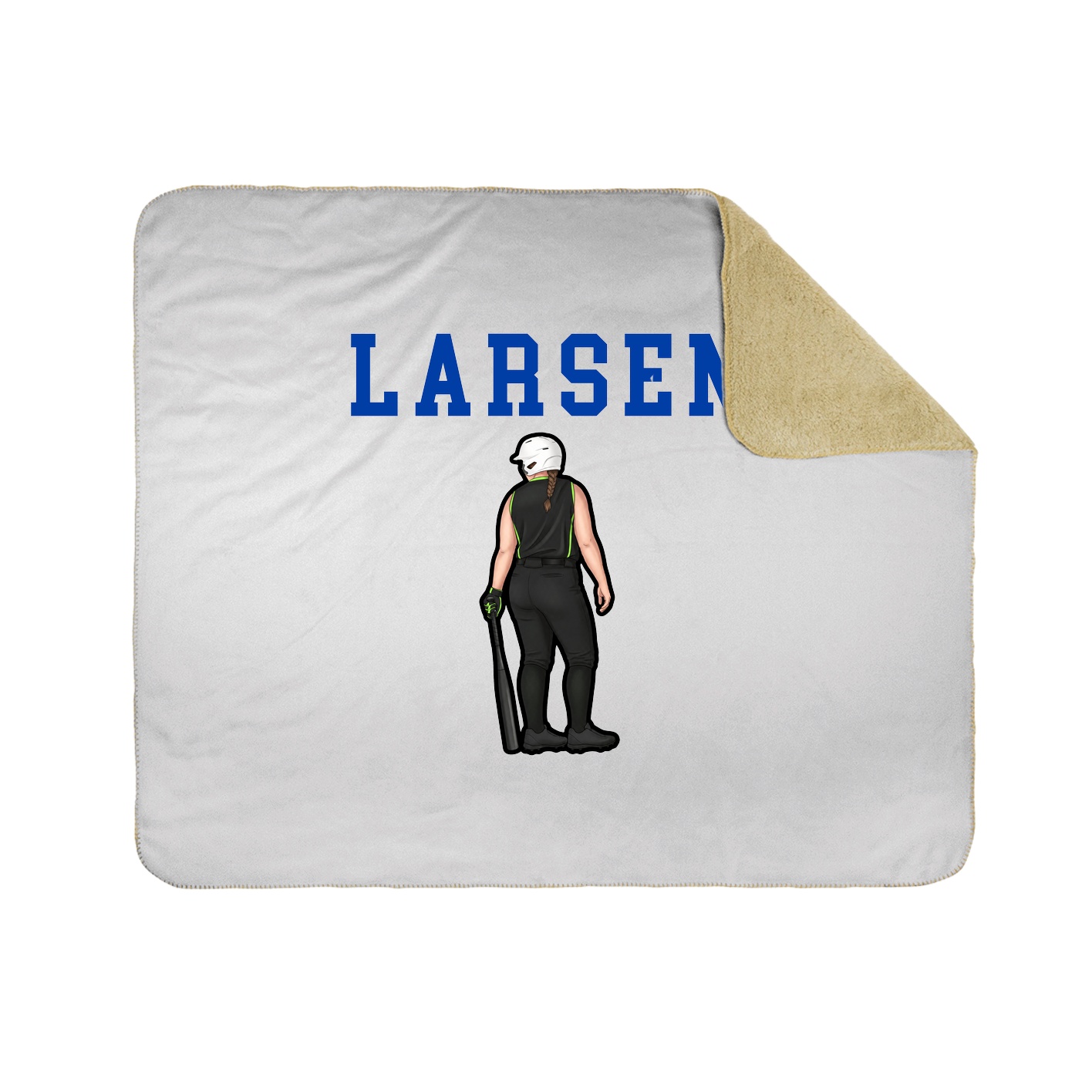 Throw Blanket — Shirsey in White