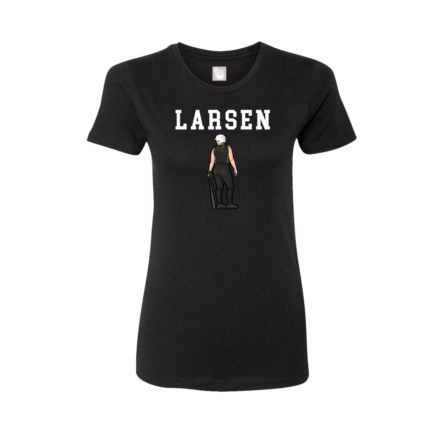 Fitted Women's Tee — Shirsey in Black