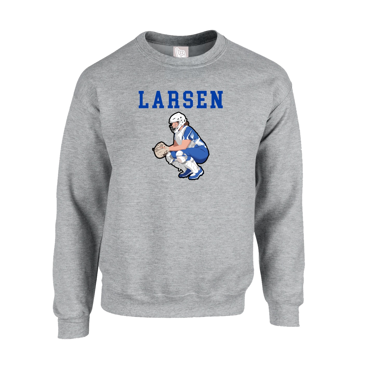 Fleece Crew — Shirsey in Grey