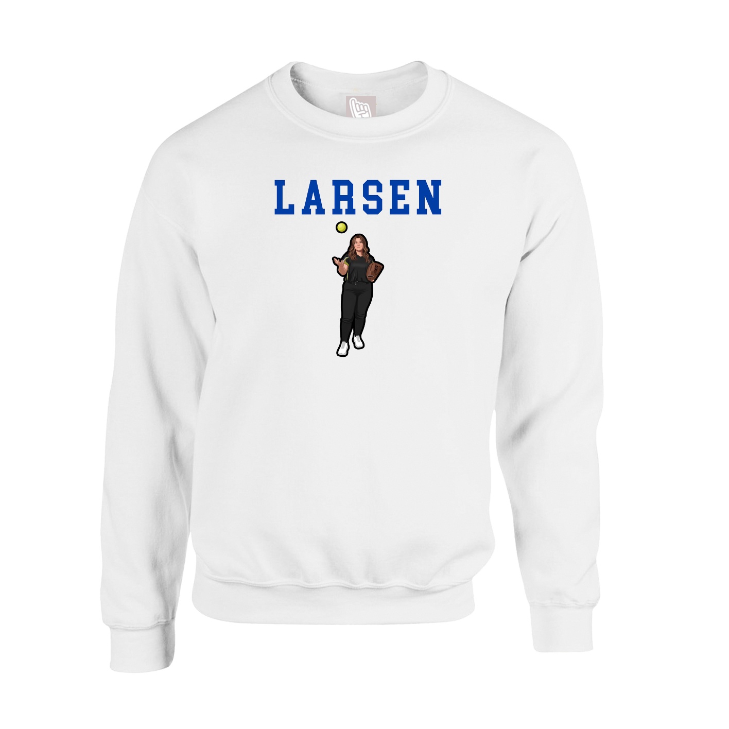 Fleece Crew — Shirsey in White