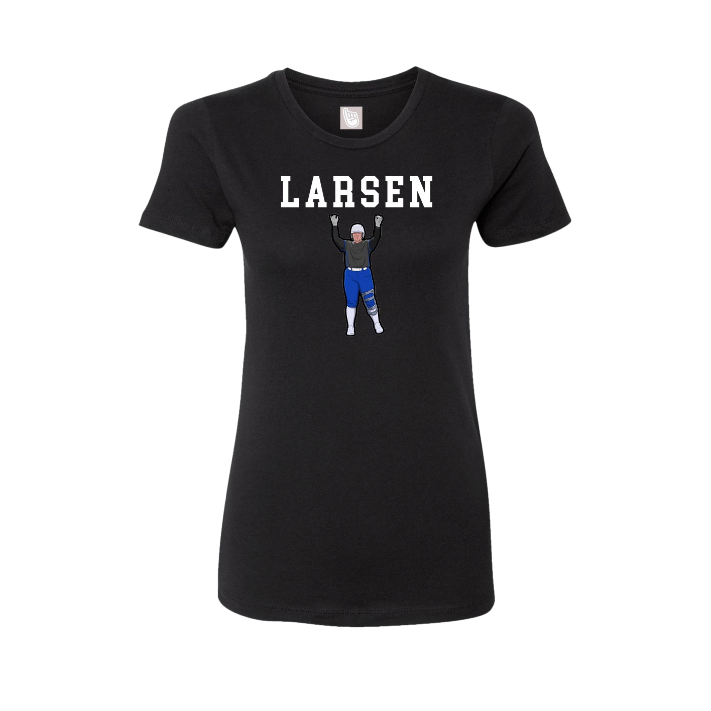 Fitted Women's Tee — Shirsey in Black
