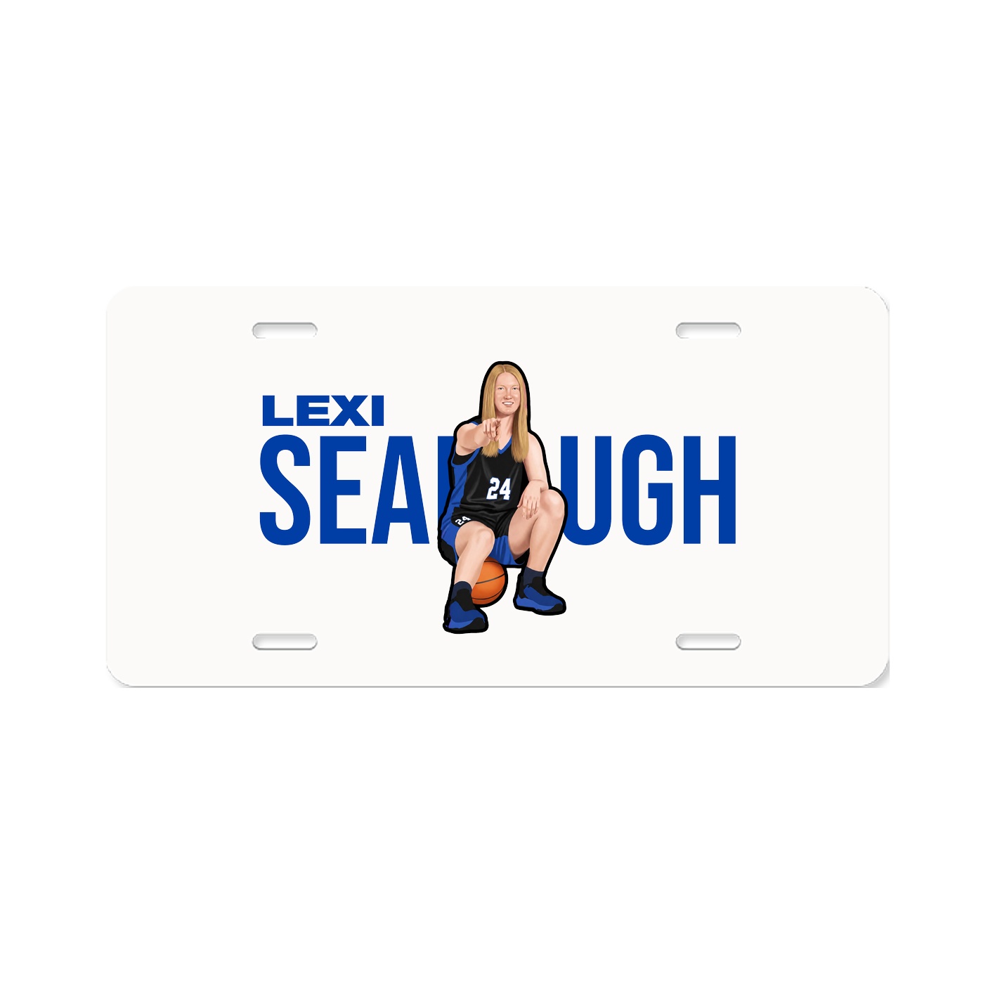 License Plate — Player Name in Classic