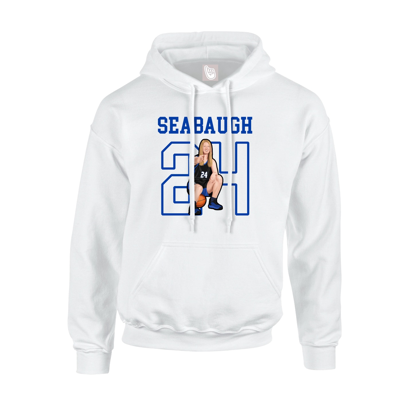 Youth Hoodie — Shirsey in White