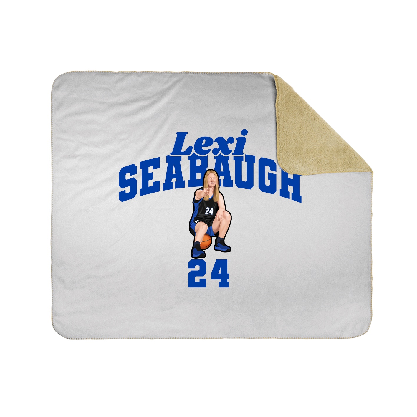 Throw Blanket — Signature Arch in White