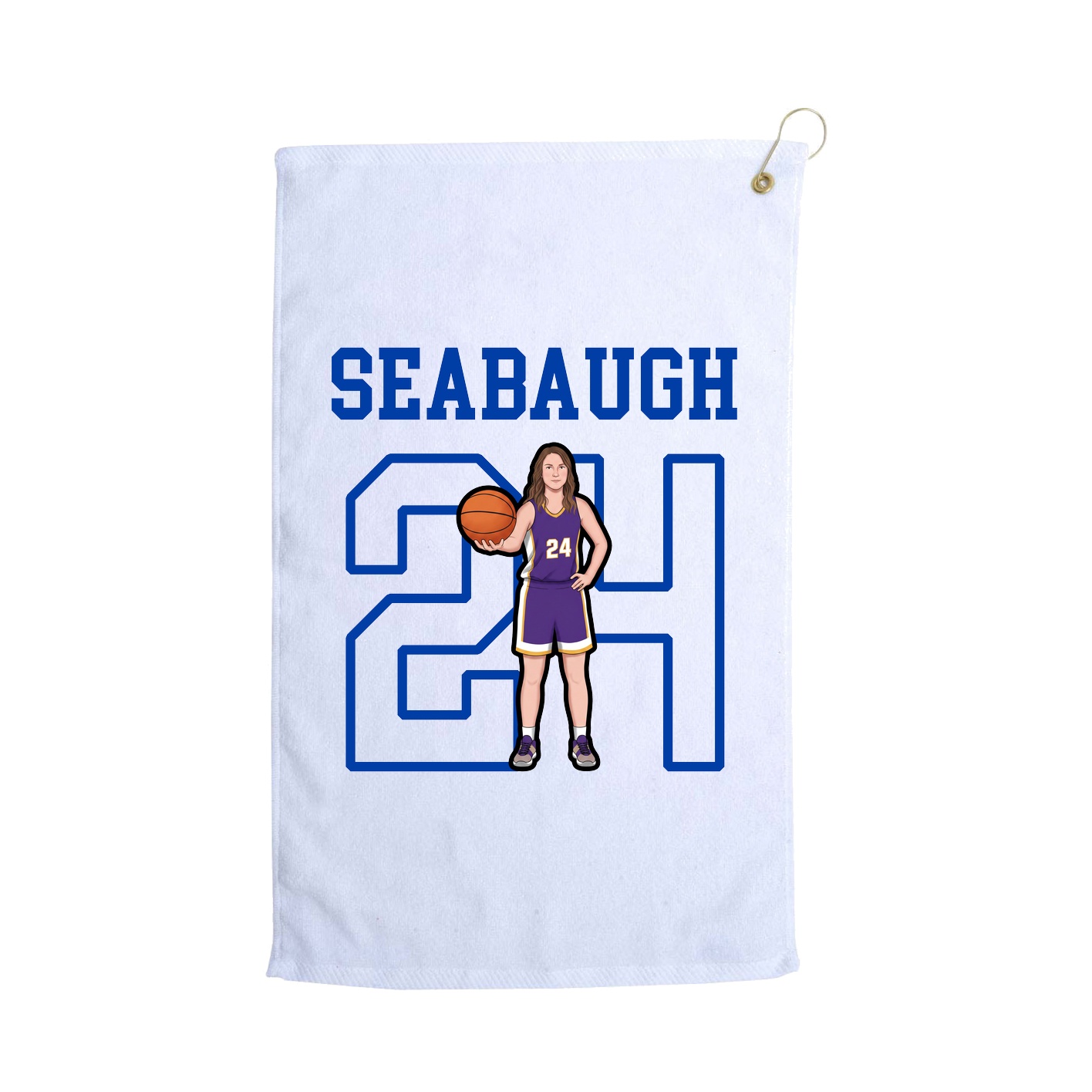 Golf Towel — Shirsey in White