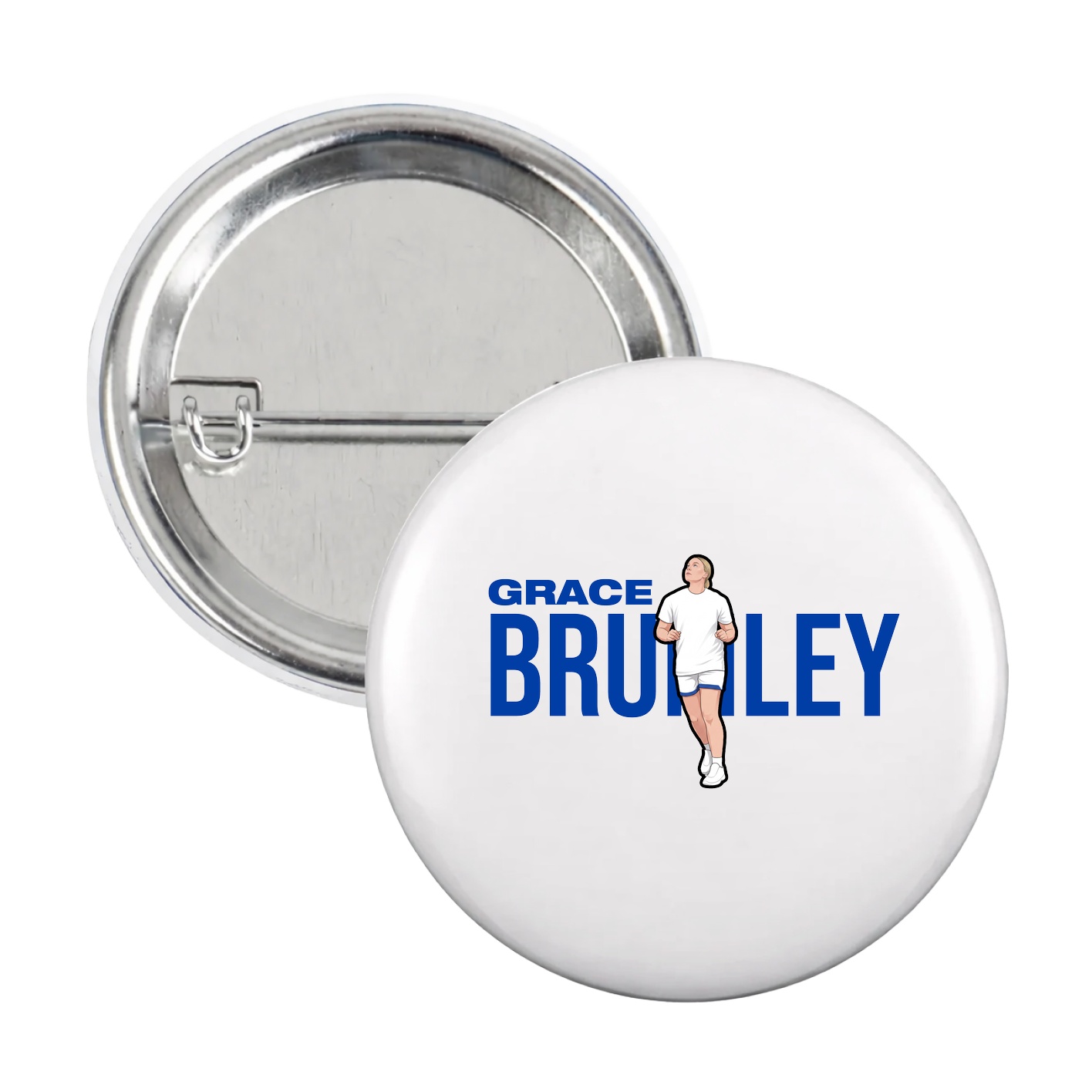 Game Day Button — Player Name in White