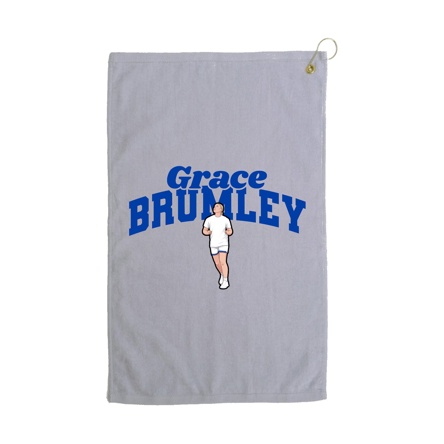 Golf Towel — Signature Arch in Grey