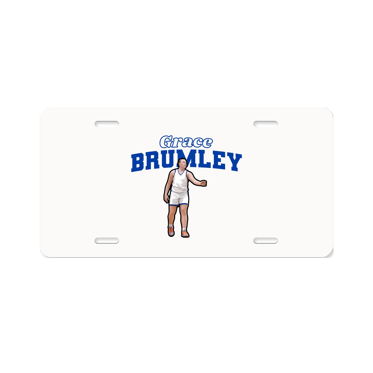 License Plate — Name Arch in Classic