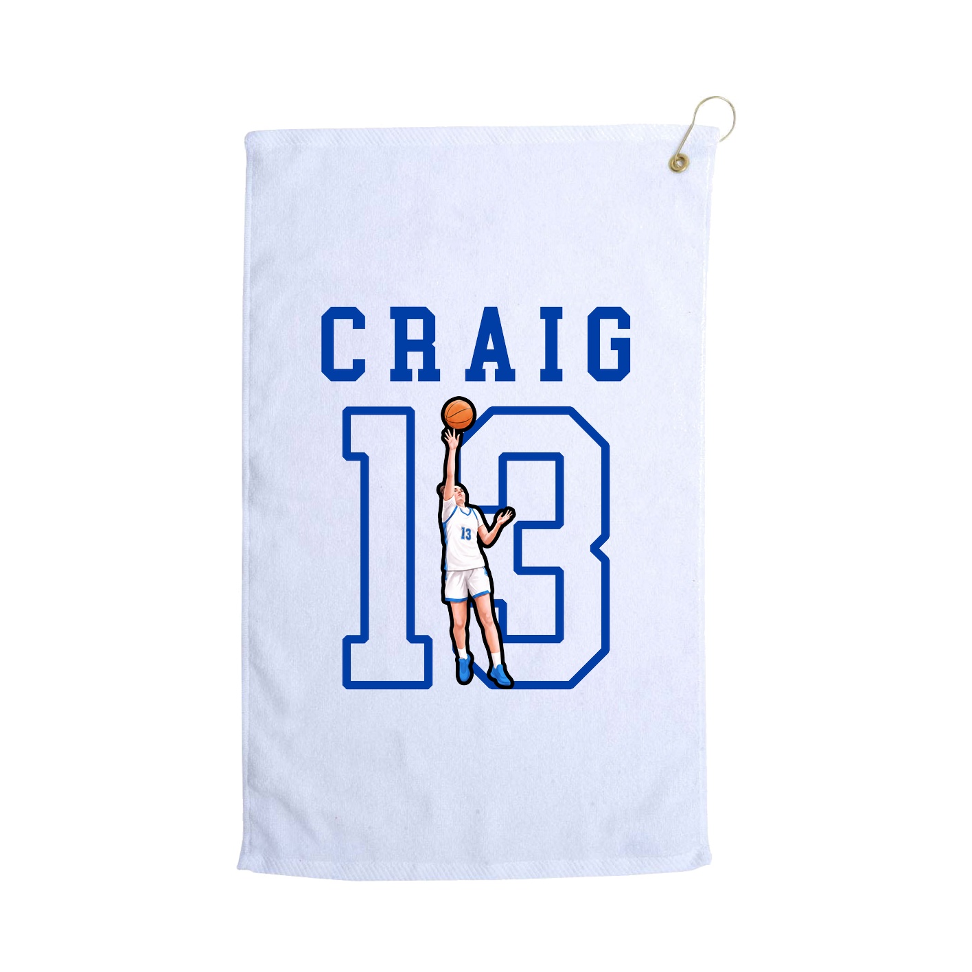 Golf Towel — Shirsey in White