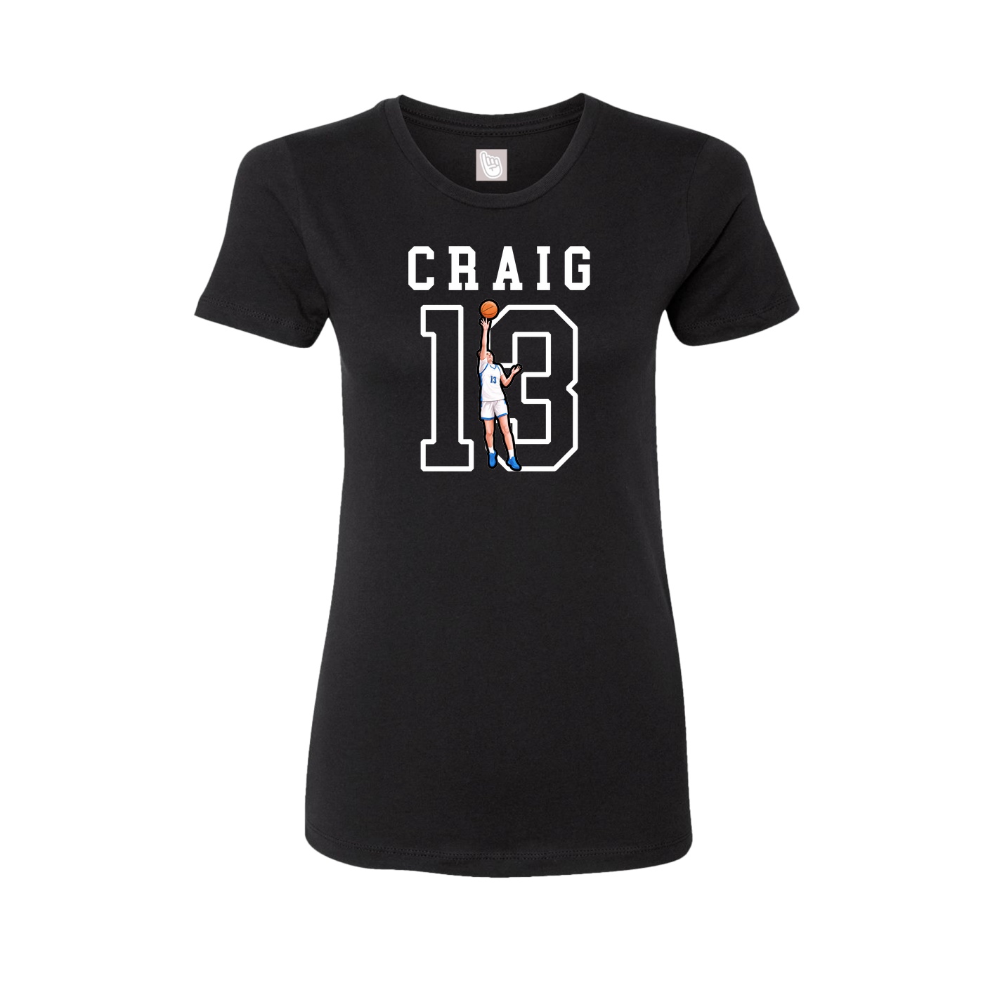 Fitted Women's Tee — Shirsey in Black