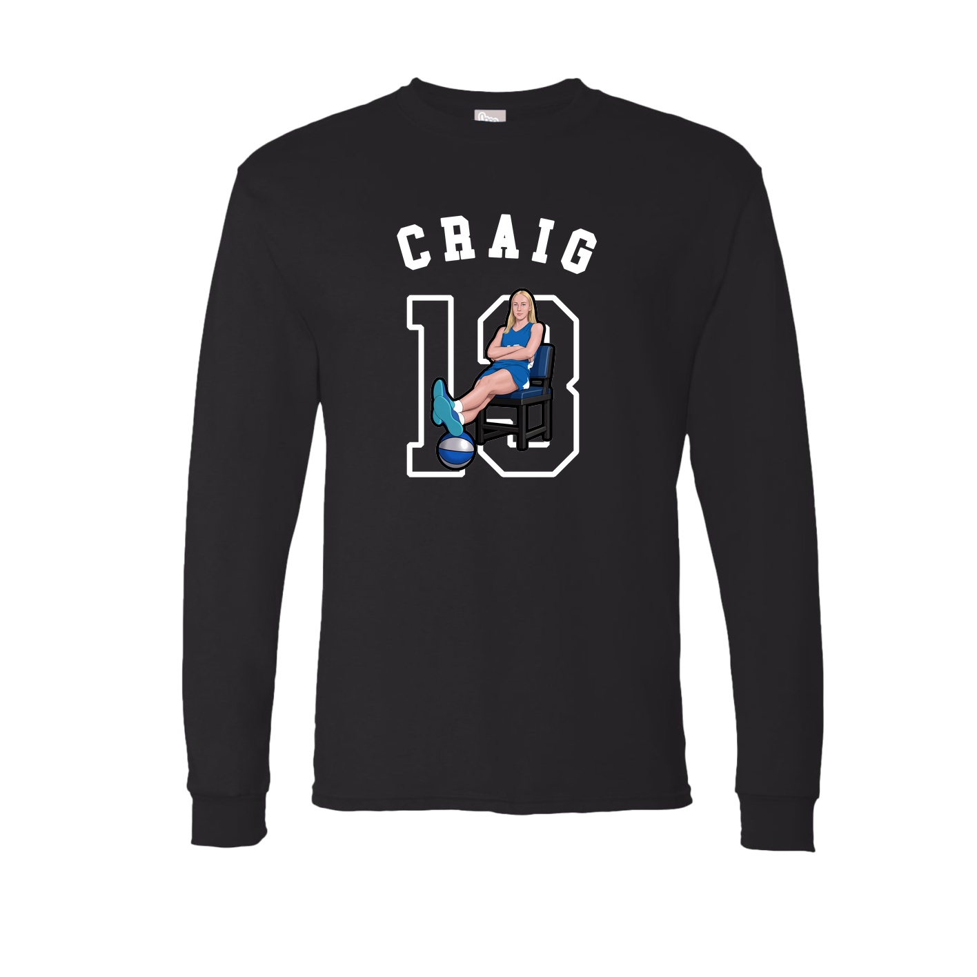Long Sleeve Tee — Shirsey Arch in Black