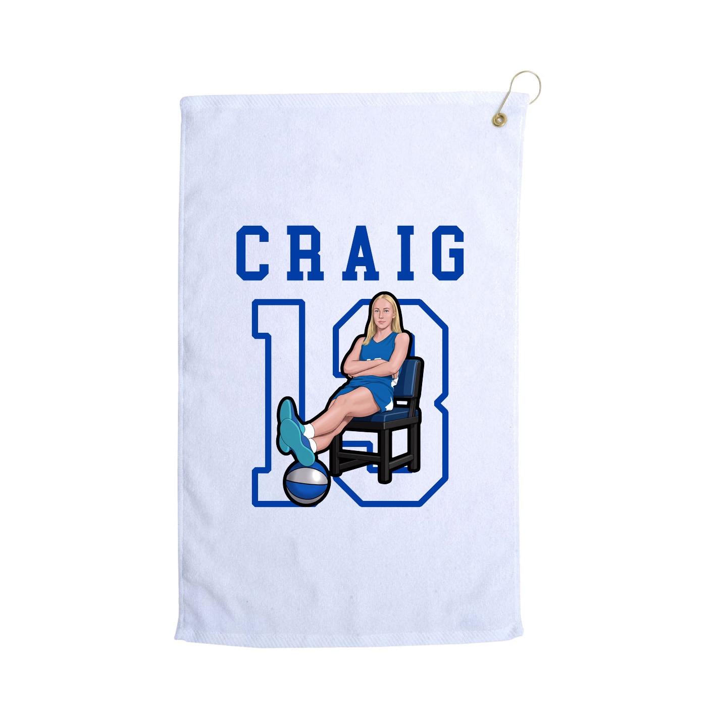 Golf Towel — Shirsey in White
