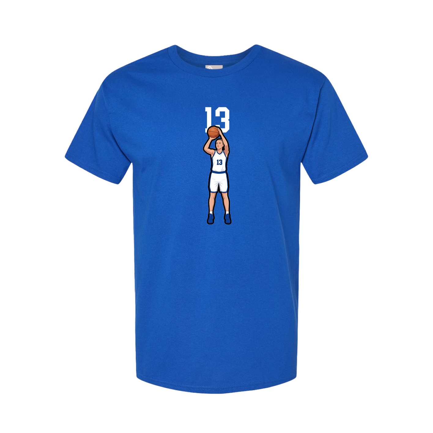 Tee — Number Top in Royal