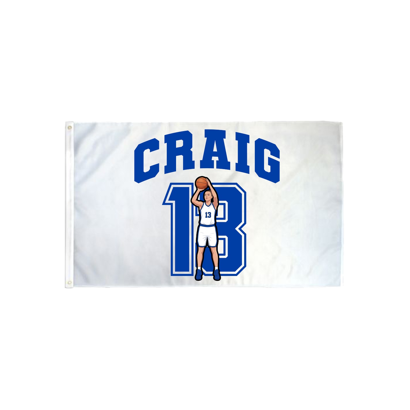 3x5 Flag — Number in Classic