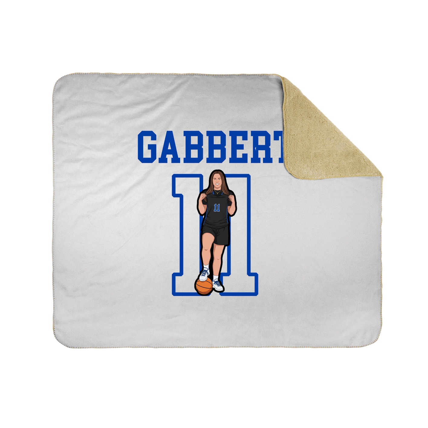 Throw Blanket — Shirsey in White