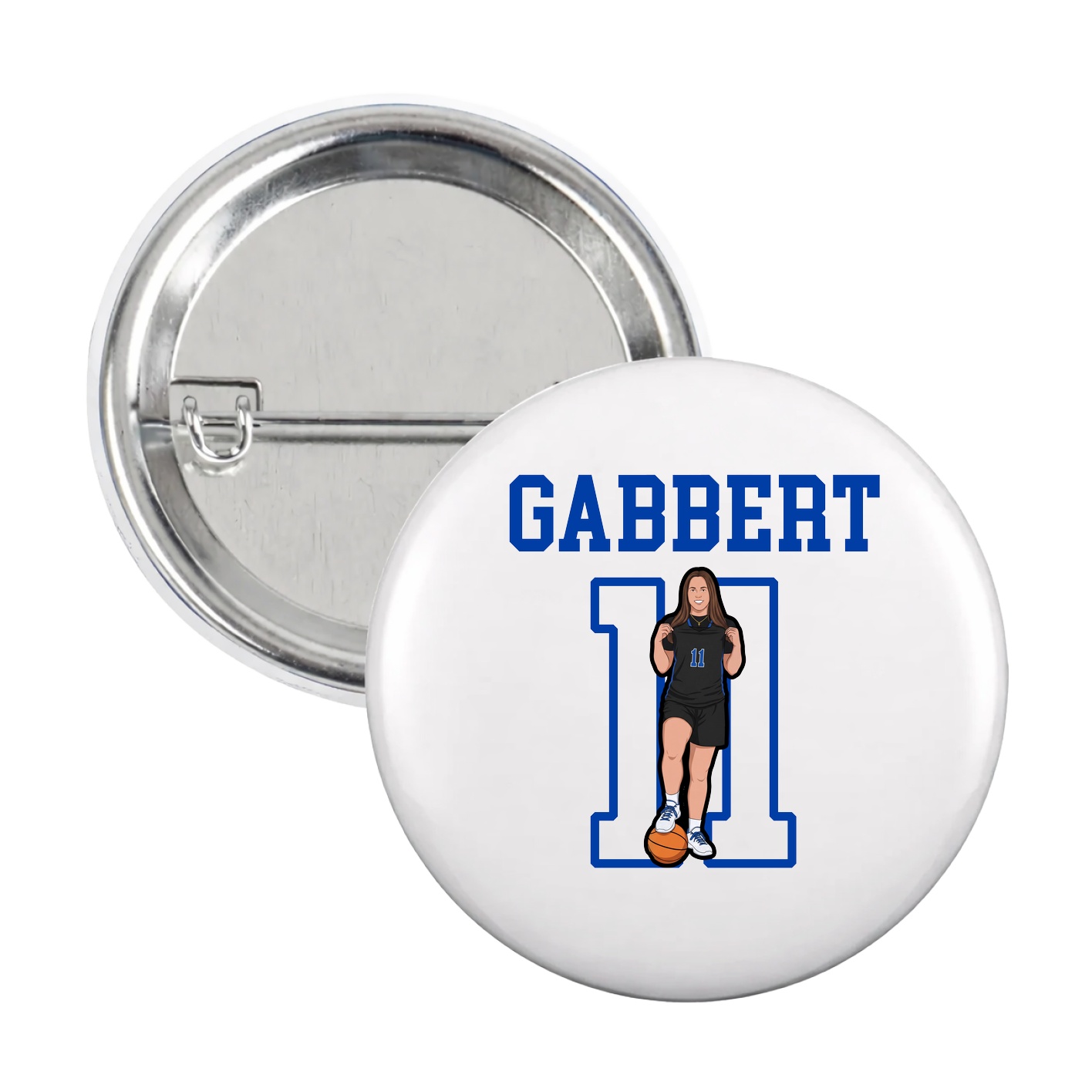 Game Day Button — Shirsey in White