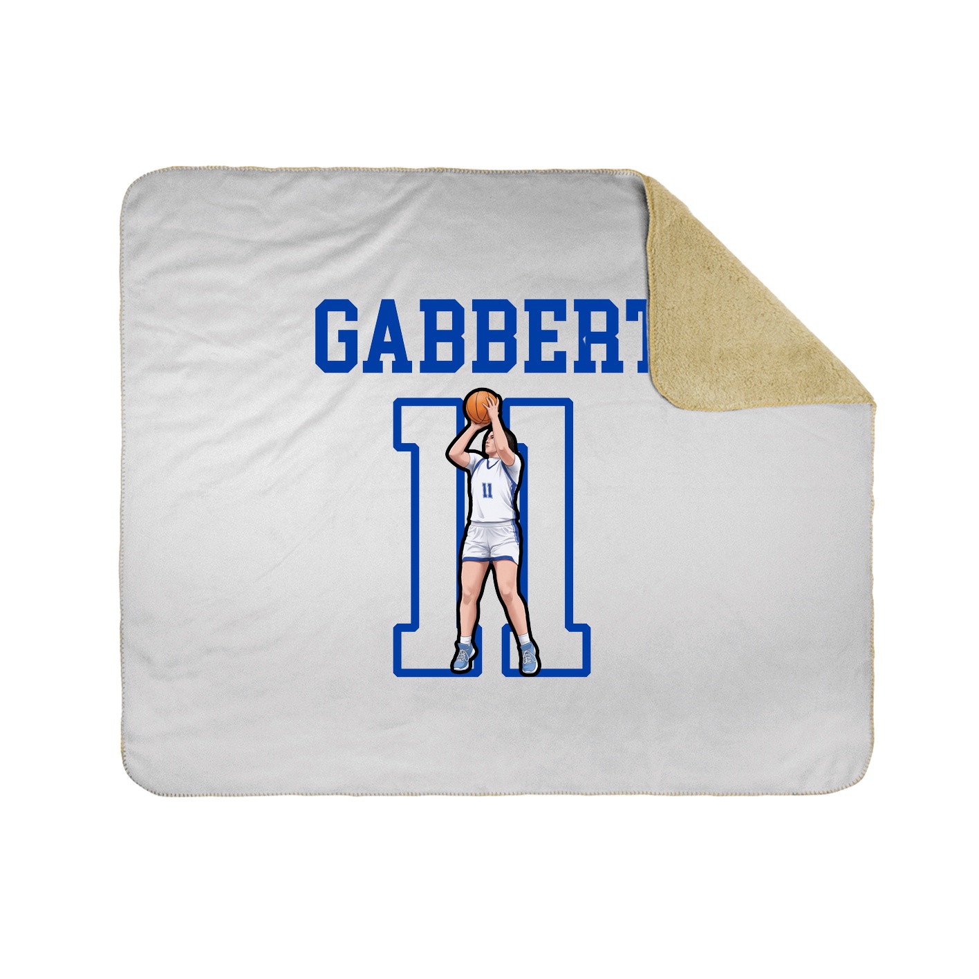 Throw Blanket — Shirsey in White