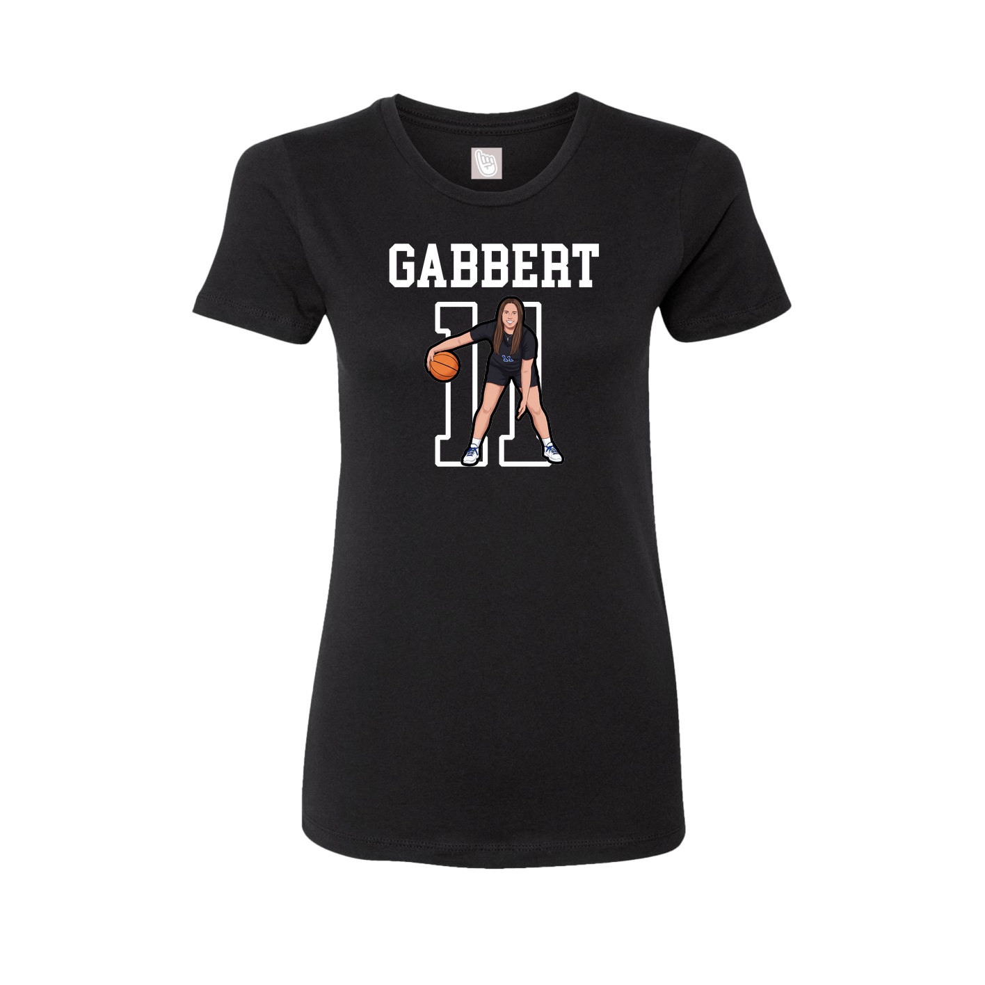 Fitted Women's Tee — Shirsey in Black