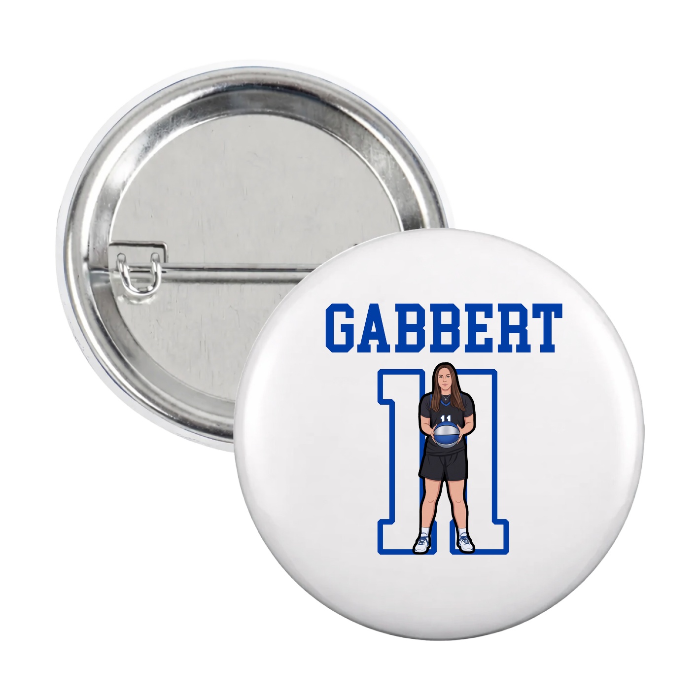 Game Day Button — Shirsey in White