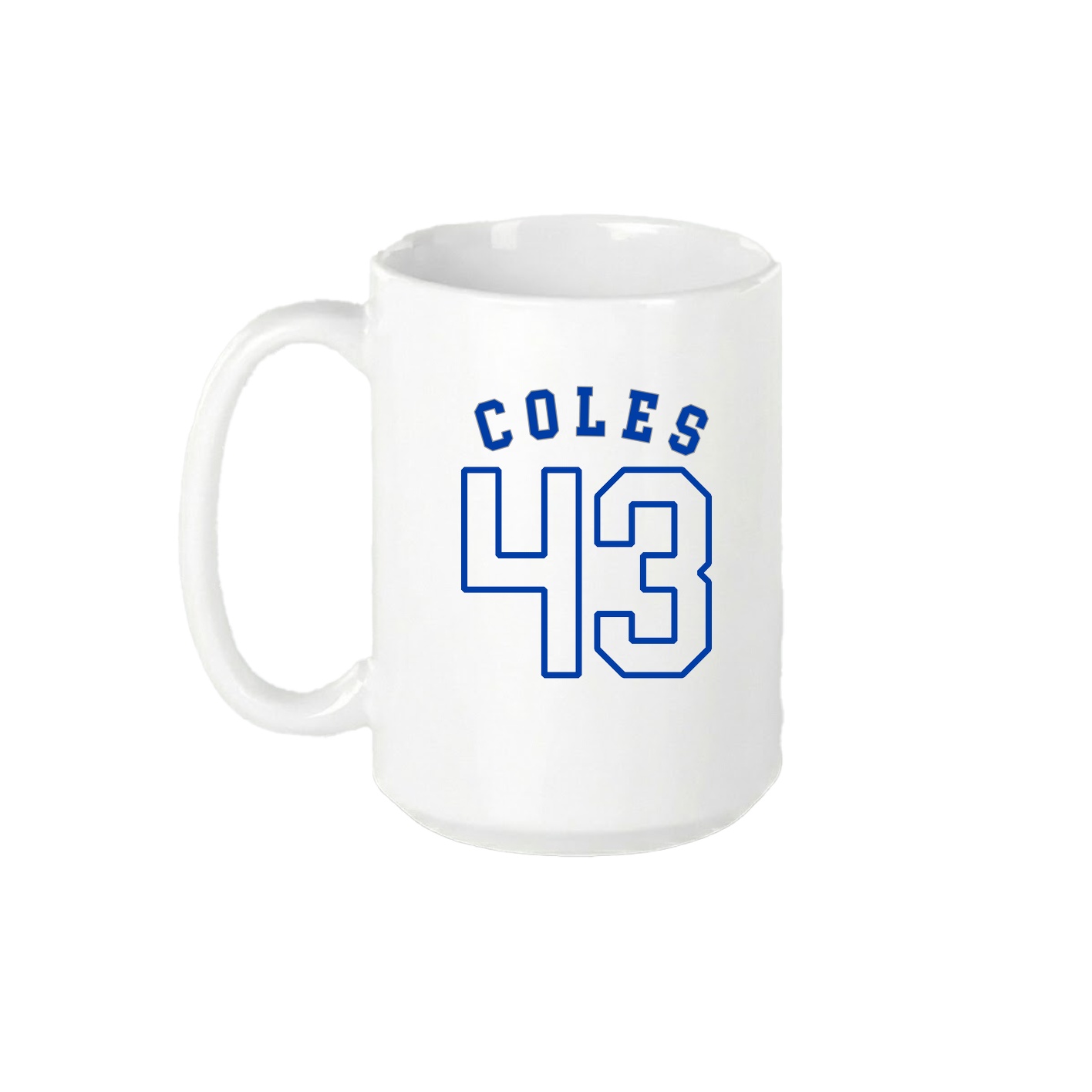 15oz Coffee Mug — Shirsey Arch in White
